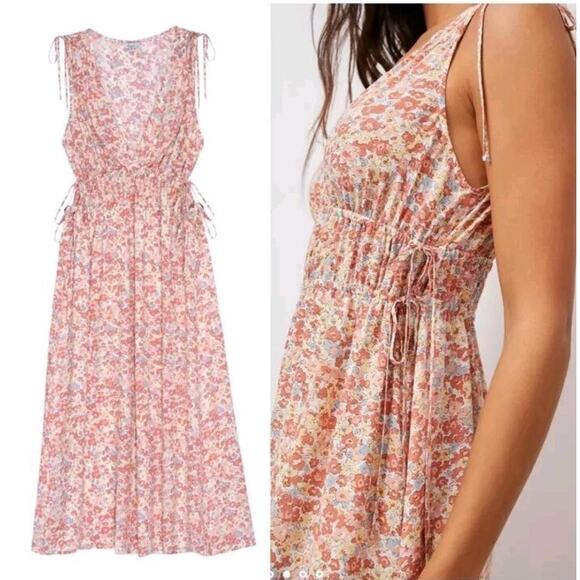 Rails Constantine Wildflower Midi Dress Size Small - Picture 2 of 13